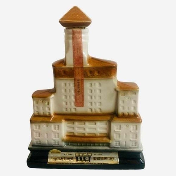 Rare Vintage Jim Beam Whiskey Decanter Bottle THE BROADMOOR 1918-1968 LMTD Edtn - Picture 2 of 4